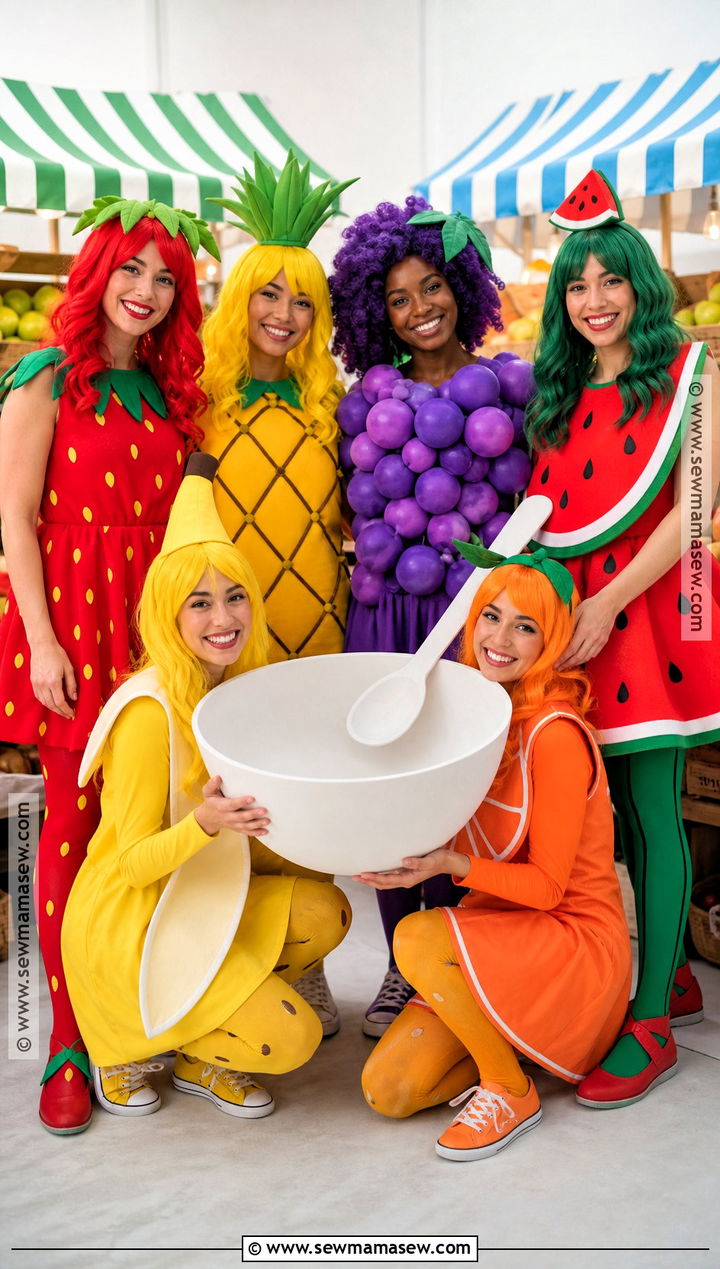 Fruit Salad Friend Group Costume - 35 halloween costumes for friends
