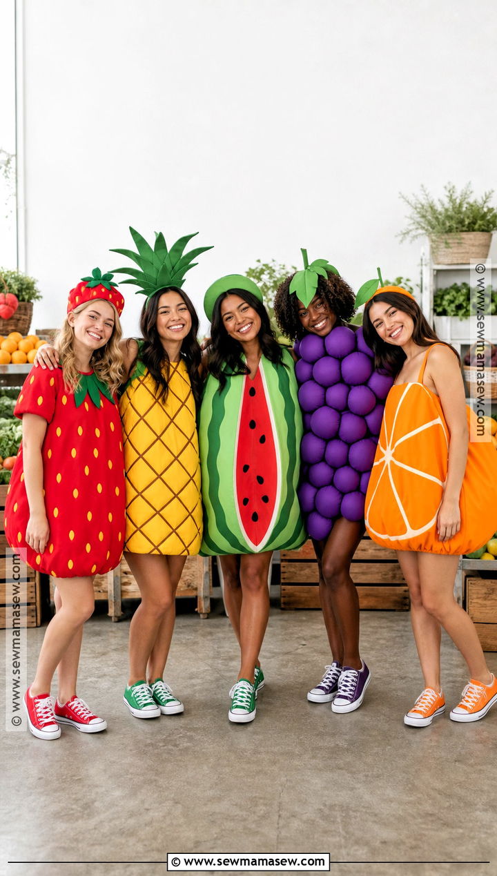 Fruit Salad Group Costume - 35 5 people halloween costumes