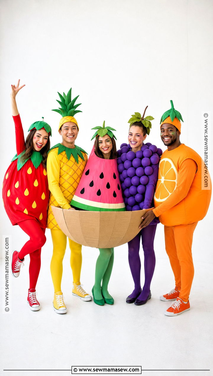 Fruit Salad Group Costume - 35 halloween costumes 5 people