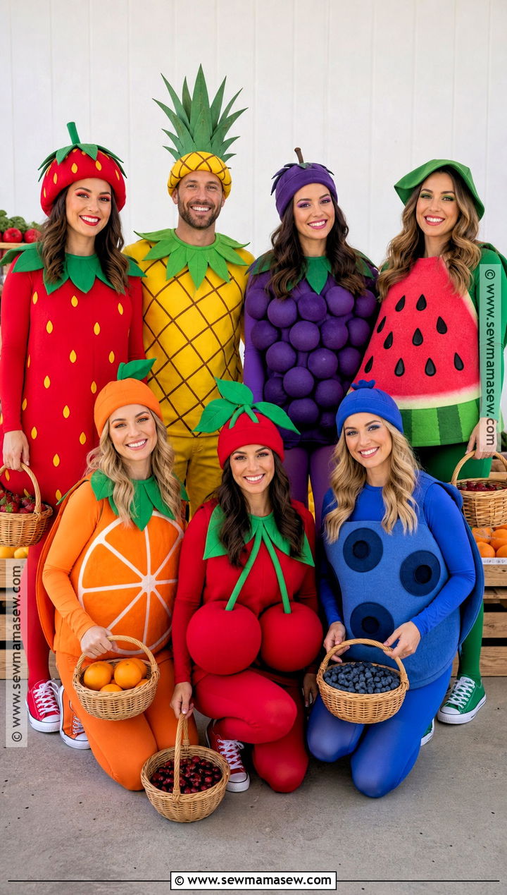 Fruit Salad Group Costume - 30 Group Dress Up Ideas