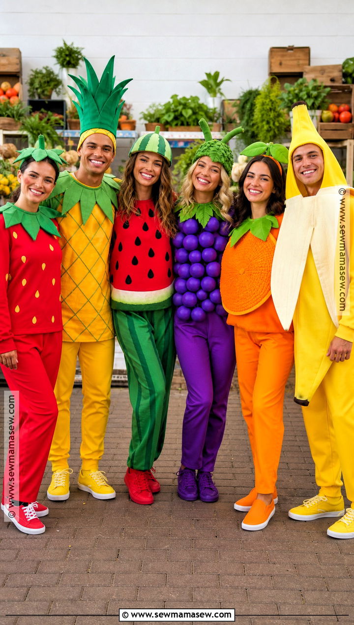 Fruit Salad Group Of Six Halloween Costume - 30 group of six halloween costume ideas