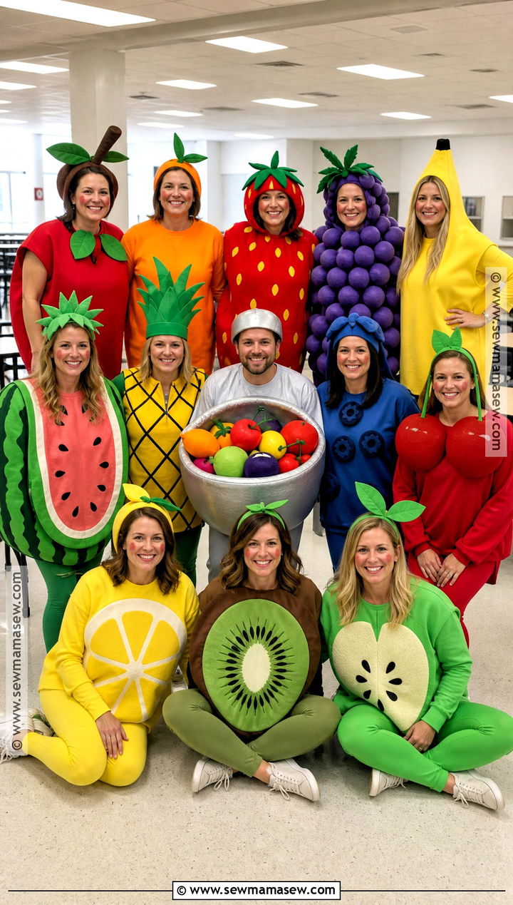 Fruit Salad Teacher Group Costume - 35 teacher halloween costumes group