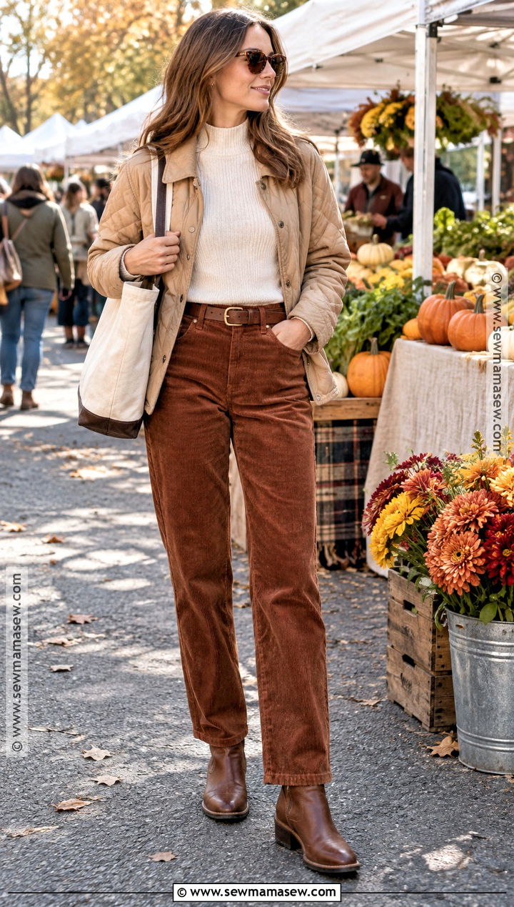 Frye Campus Boots With Corduroy Pants - 25 frye boots outfit fall