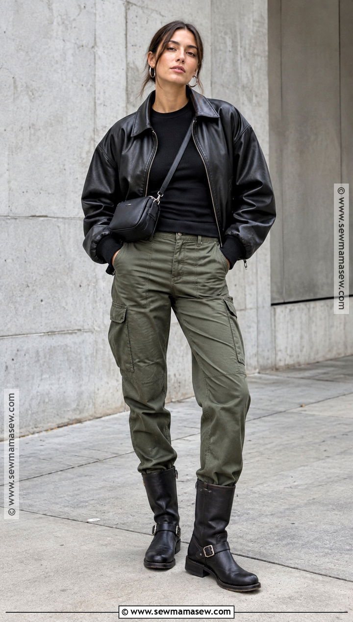 Frye Engineer Boots With Cargo Pants - 25 frye boots outfit fall