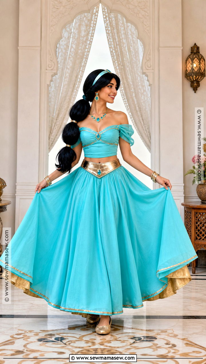 Full Skirt Jasmine Costume - 30 jasmine costume ideas for women