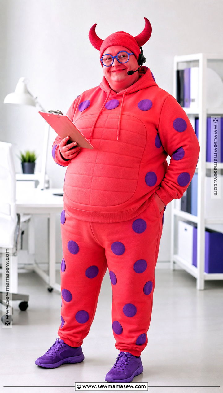 Fungus Costume With Red Glasses - 30 monsters inc costume ideas