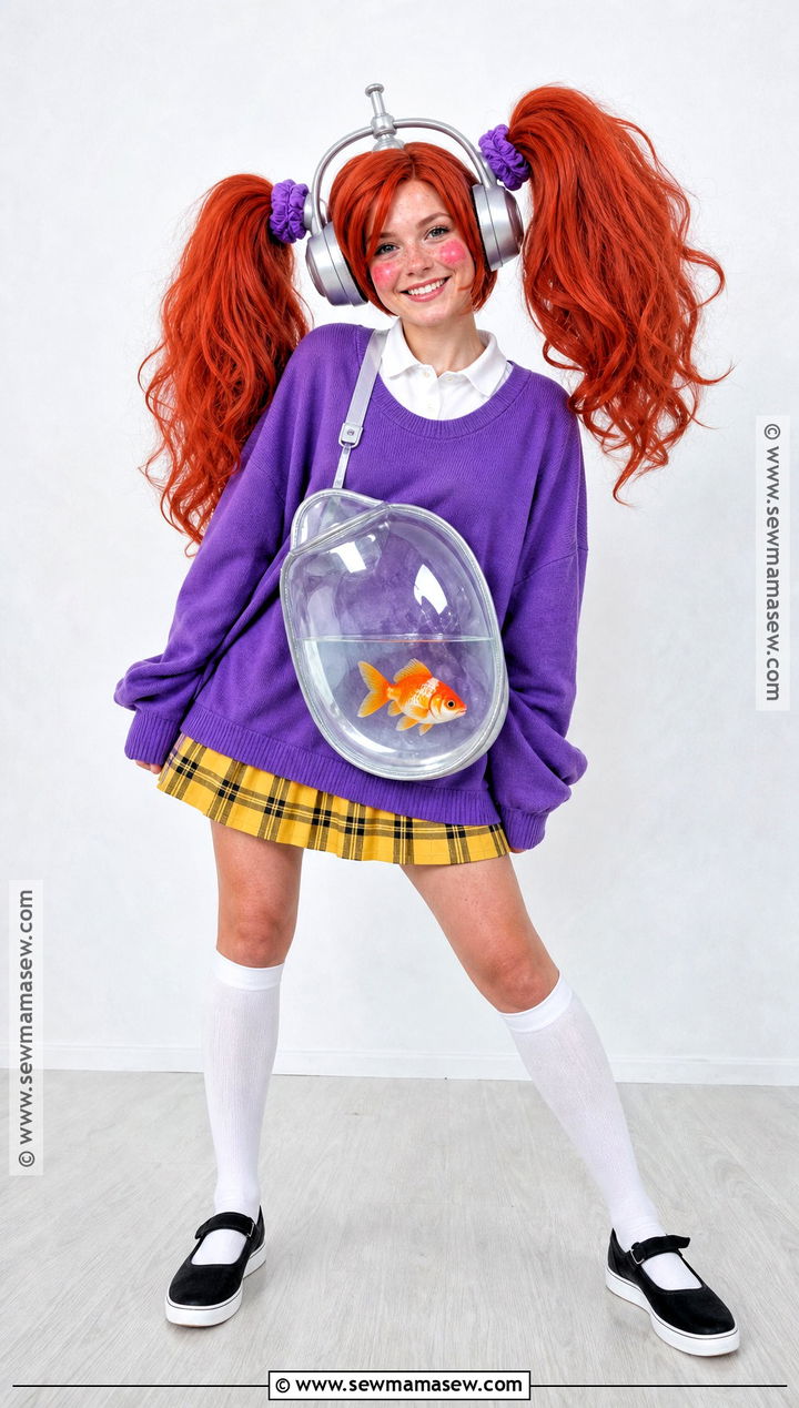 Funny Darla Costume With Oversized Pigtails - 30 darla finding nemo costume ideas