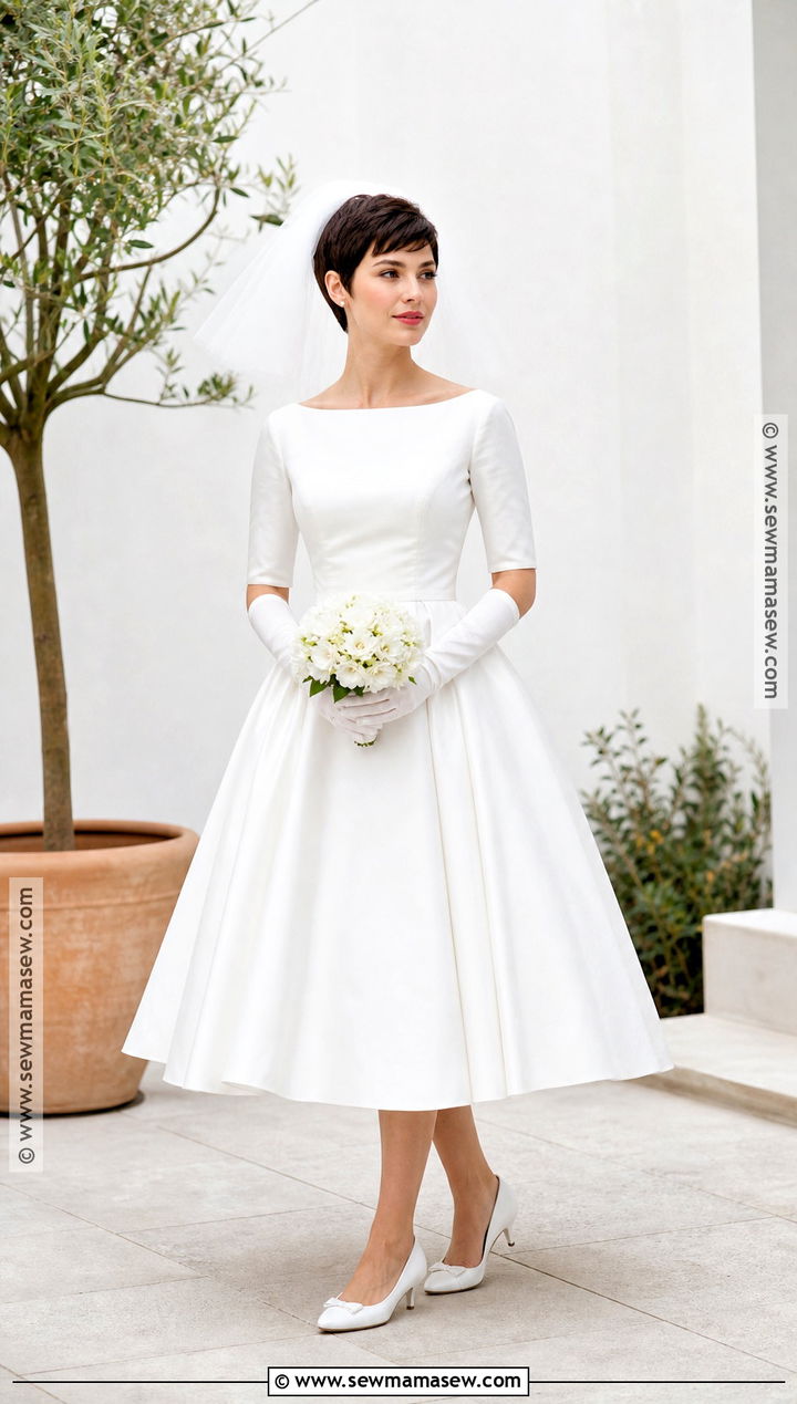 Funny Face Wedding Dress Costume - 30 audrey hepburn halloween costume ideas