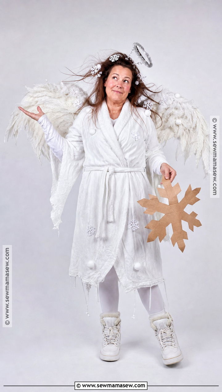 Funny Falling Snow Angel Costume - 30 snow angel costume ideas