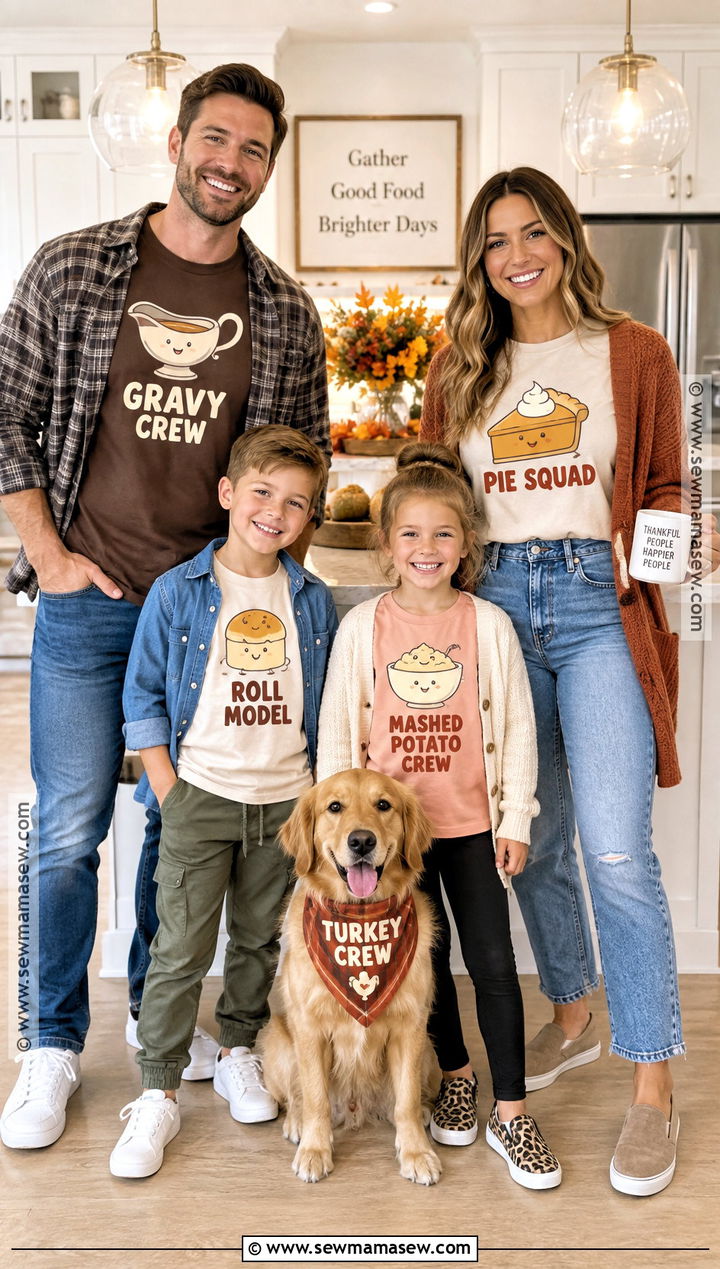 Funny Food Role Thanksgiving Shirt Outfit - 20 Thanksgiving Shirts for Family