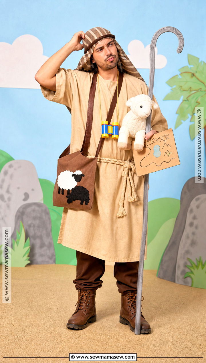 Funny Lost Sheep Shepherd Costume - 30 Shepherd Costume Ideas