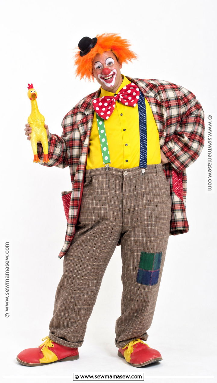 Funny Oversized Clown Costume - 30 Clown Costume Ideas for Men