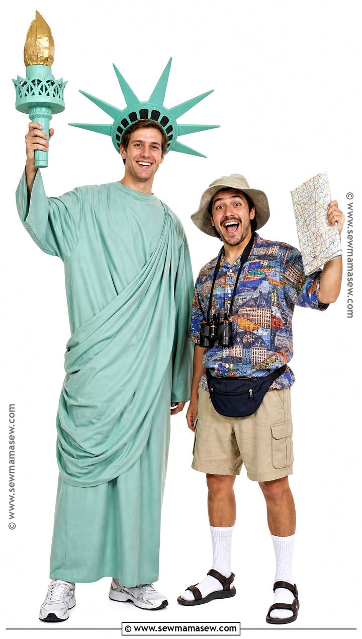 Funny Statue Of Liberty And Tourist Costume - 30 statue of liberty and tourist costume ideas
