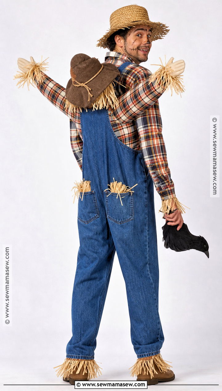 Funny Upside Down Scarecrow Costume - 50 scarecrow costume ideas