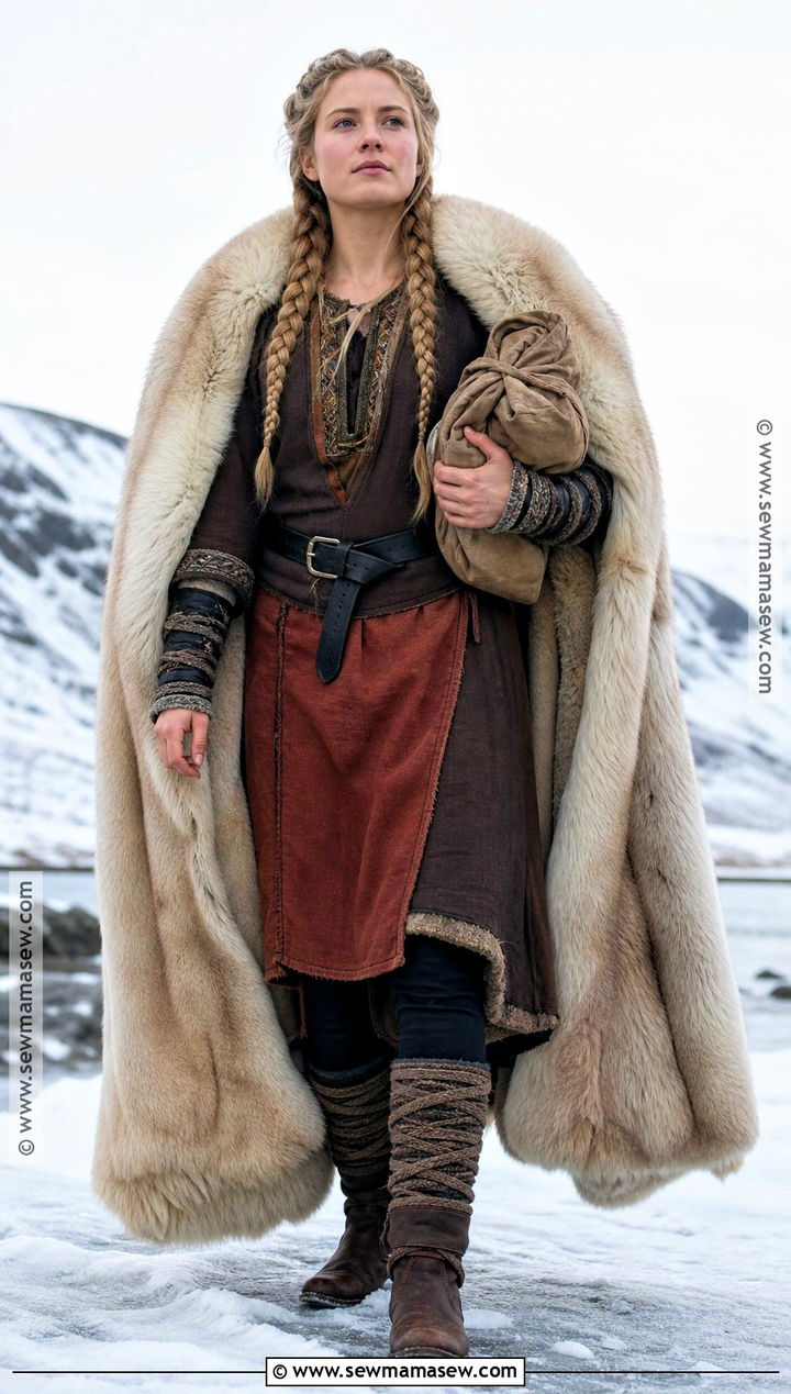 Fur Cloak Viking Costume - 35 viking costume ideas for females