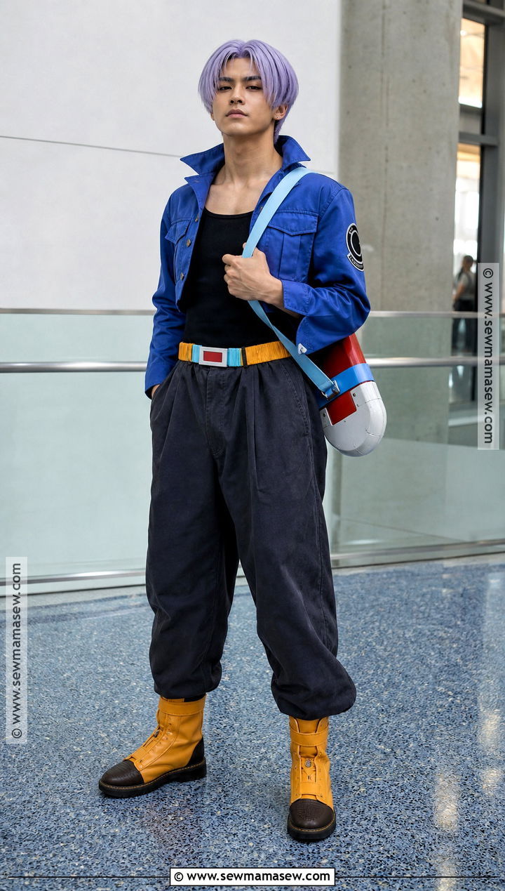Future Trunks Cosplay With Lavender Hair - 30 purple hair cosplay ideas