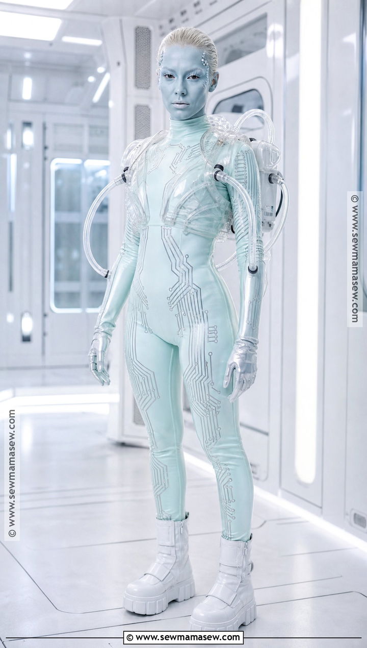 Futuristic Alien Costume - 30 heidi klum halloween costumes