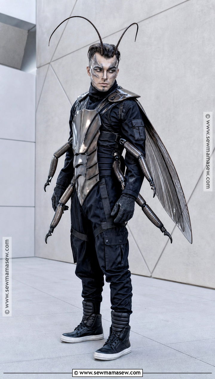 Futuristic Cockroach Costume - 30 Cockroach Costume Ideas