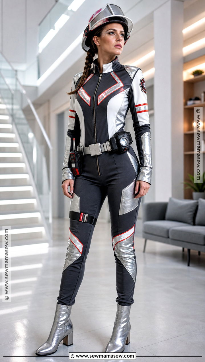 Futuristic Firefighter Costume - 35 firefighter costume ideas for women