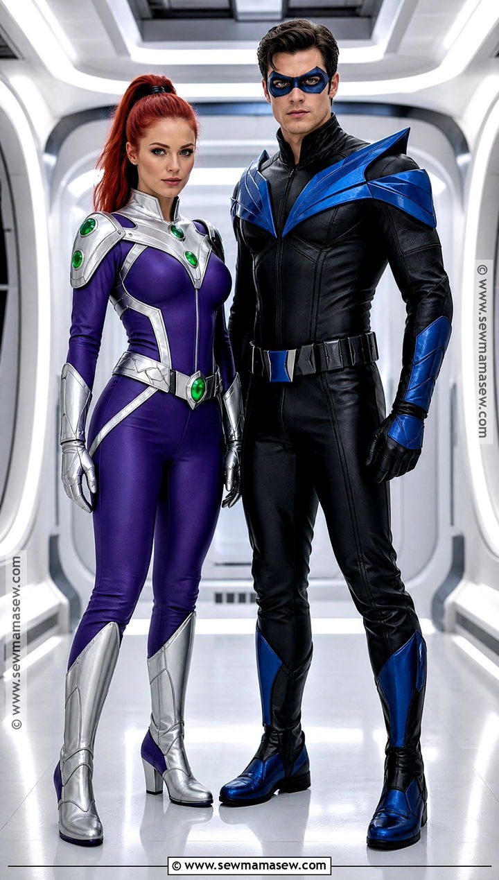 Futuristic Space Starfire And Nightwing Costume - 35 starfire and nightwing costume ideas