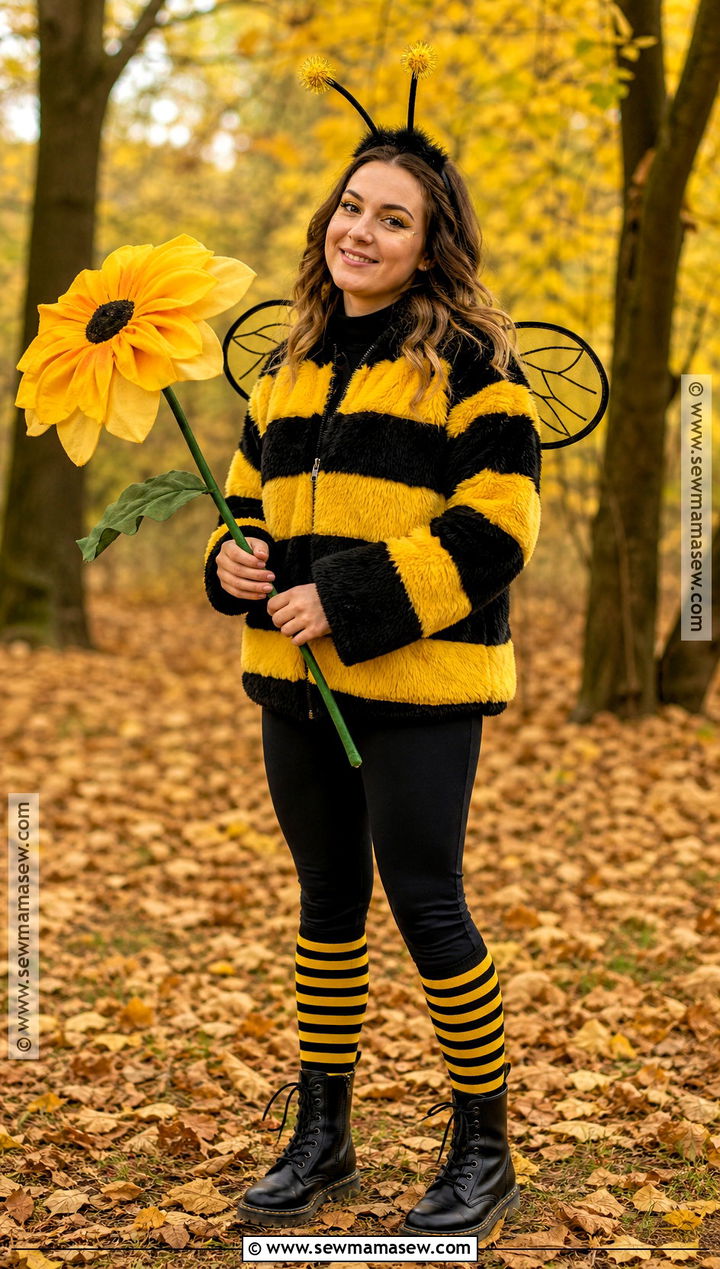 Fuzzy Bumble Bee Costume - 40 bee costume ideas