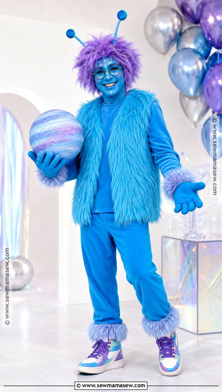 Fuzzy Friendly Alien Costume - 30 Alien Costume Ideas for Men