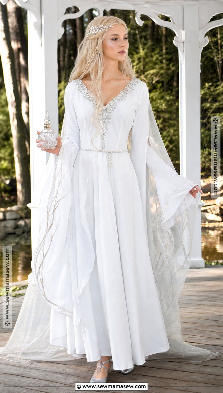 Galadriel White Cosplay Dress - 30 cosplay dress ideas