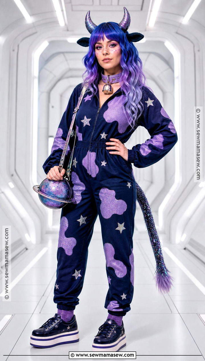 Galaxy Cow Cosplay - 30 cow cosplay ideas