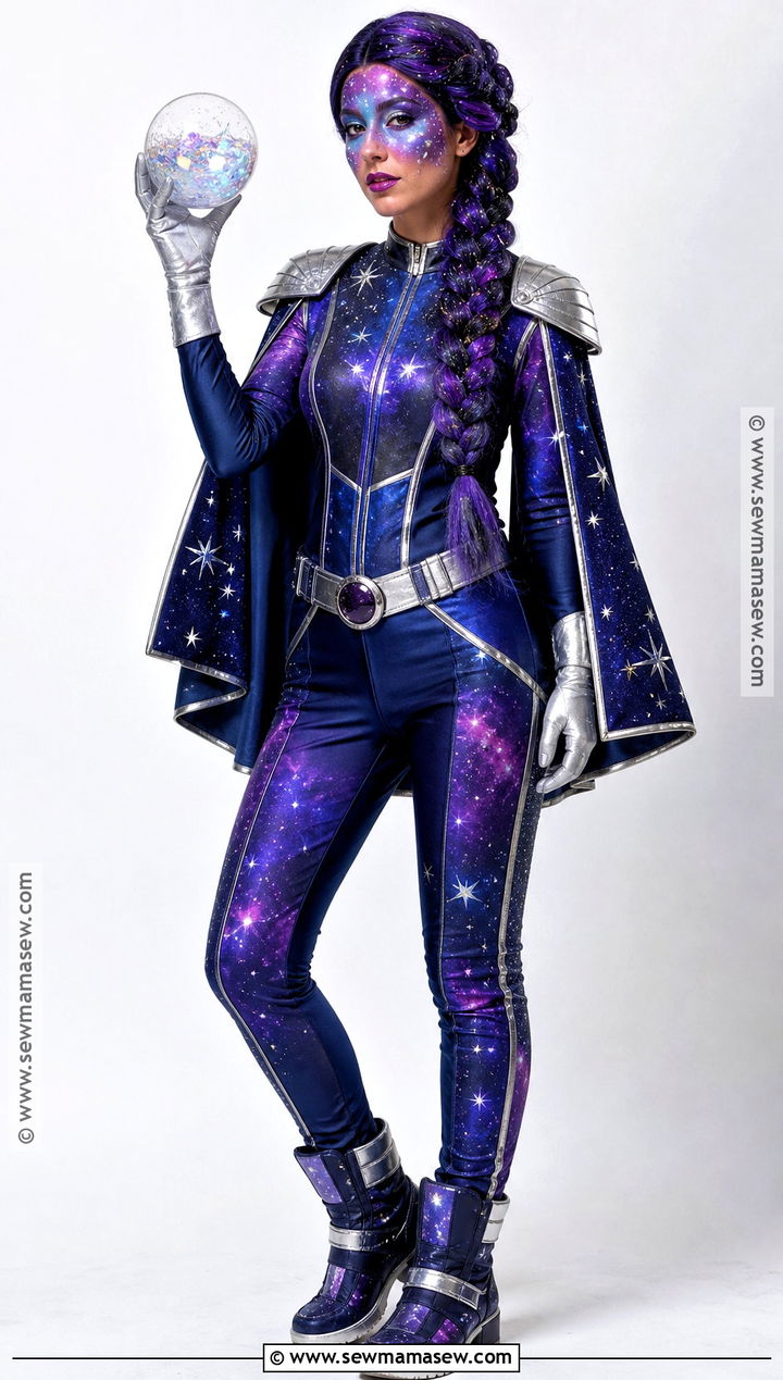 Galaxy Guardian Cosplay With Cosmic Makeup - 30 maquillaje cosplay ideas