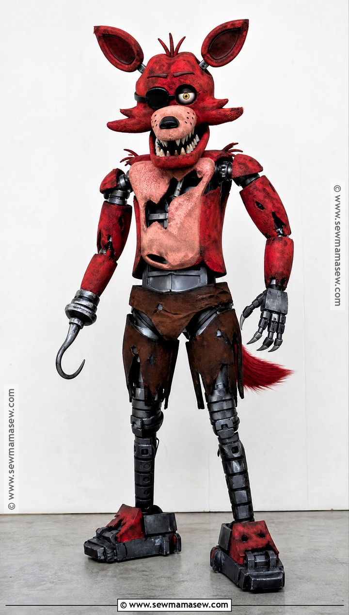 Game Accurate Withered Foxy Cosplay - 30 withered foxy cosplay ideas