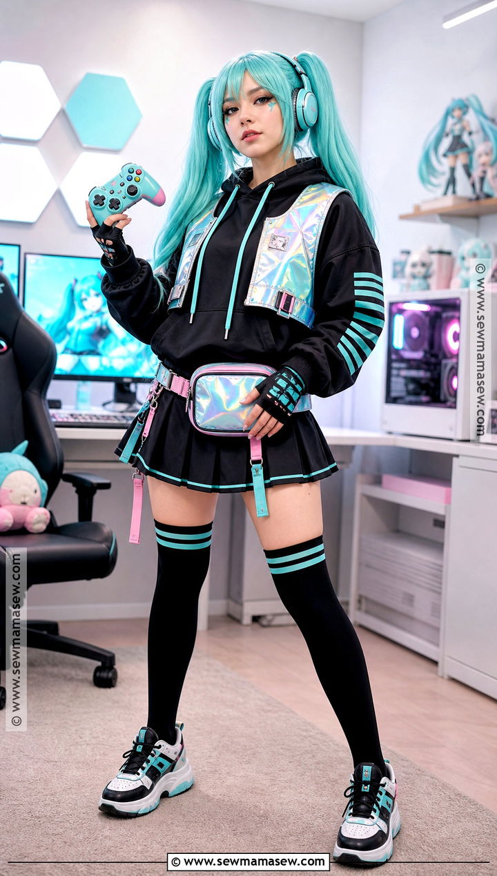 Gamer Miku Cosplay Costume - 45 miku cosplay ideas