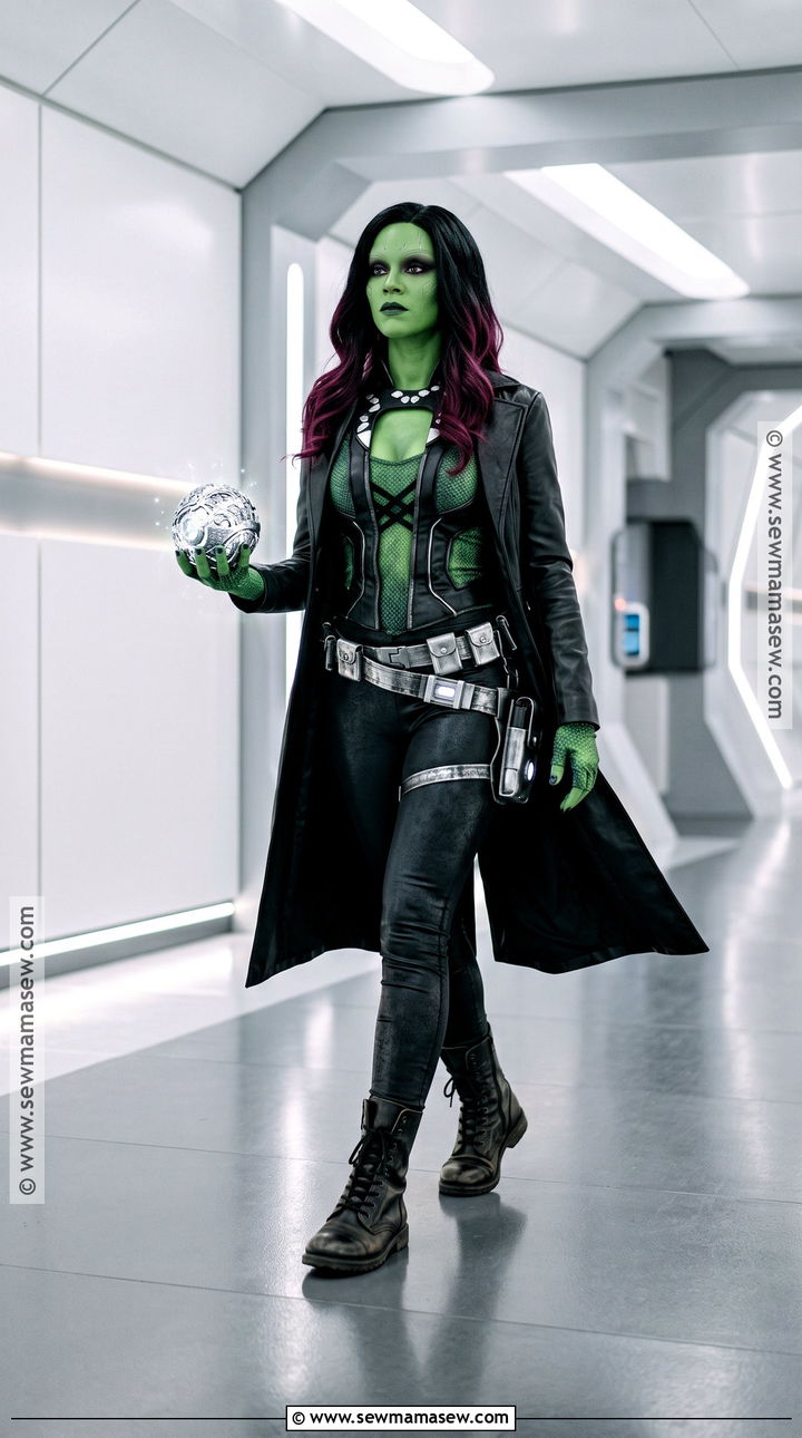 Gamora Costume With Long Black Coat - 35 gamora costume ideas