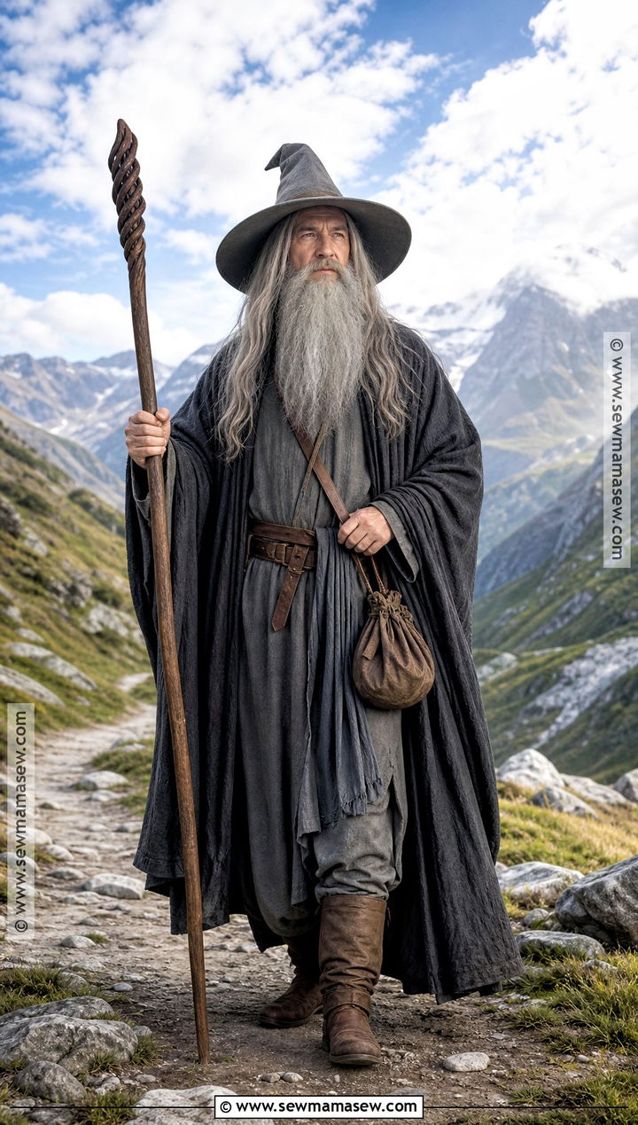 Gandalf Gray Robe Movie Costume - 45 movie character costumes