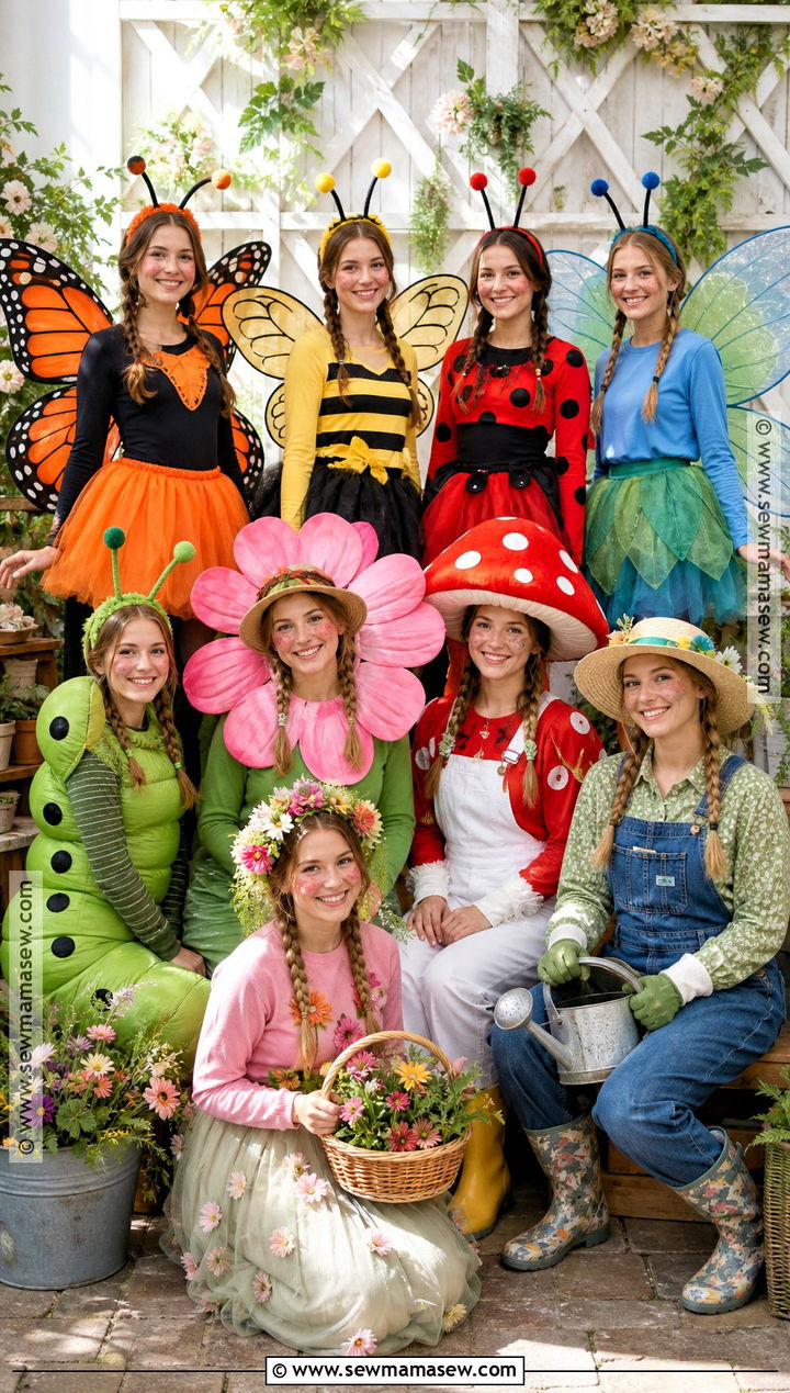 Garden Bug Group Costume - 30 halloween costumes for big groups
