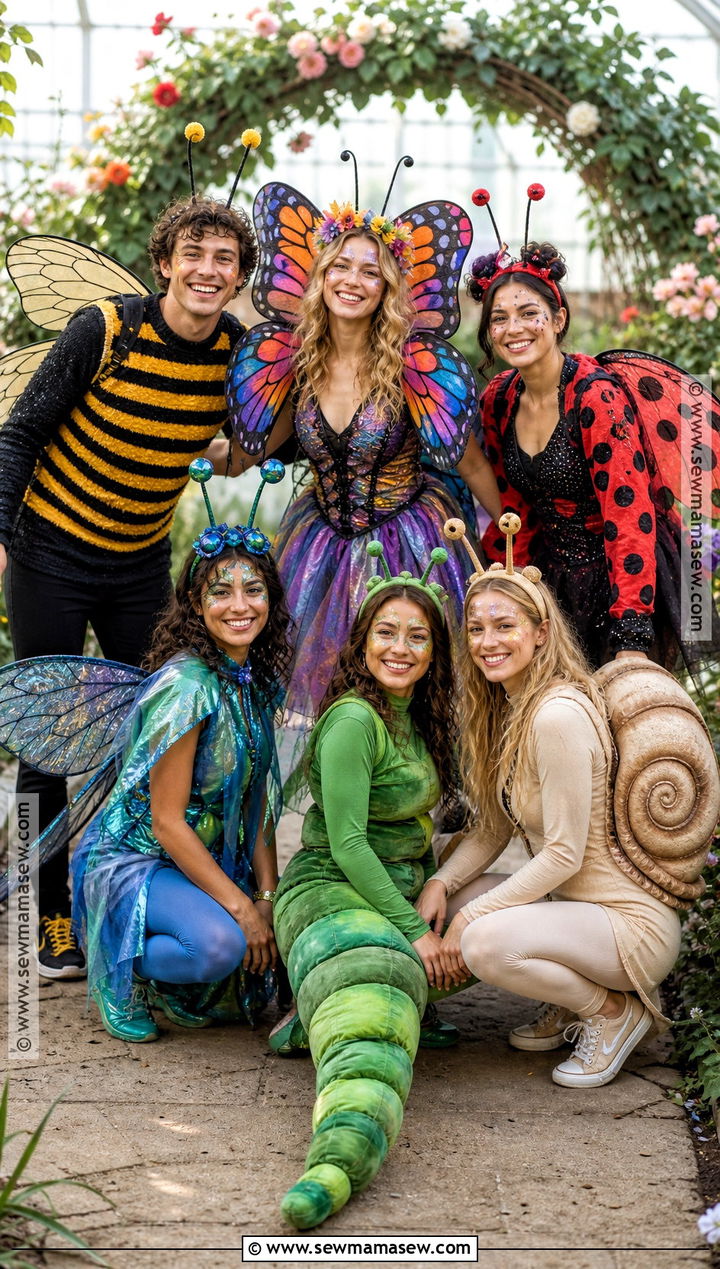 Garden Bug Group Of Six Halloween Costume - 30 group of six halloween costume ideas