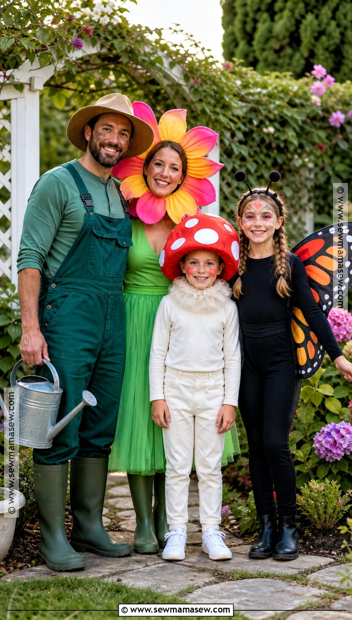 Garden Family Costume - 35 family of four halloween costumes