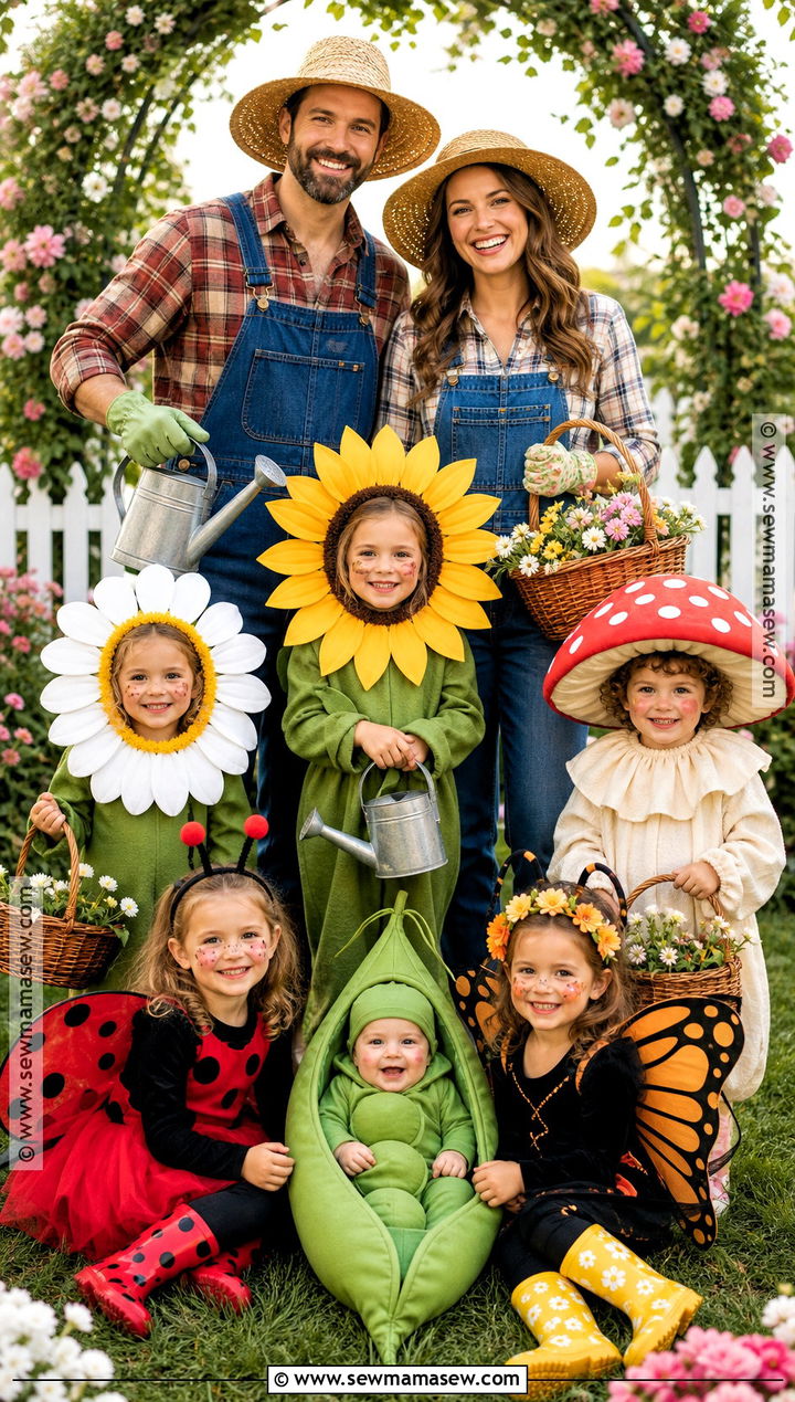 Garden Family Costume - 45 family costumes