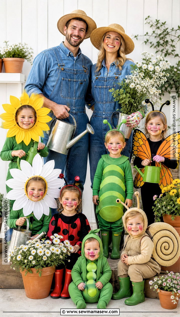 Garden Family Costume - 50 family halloween costumes