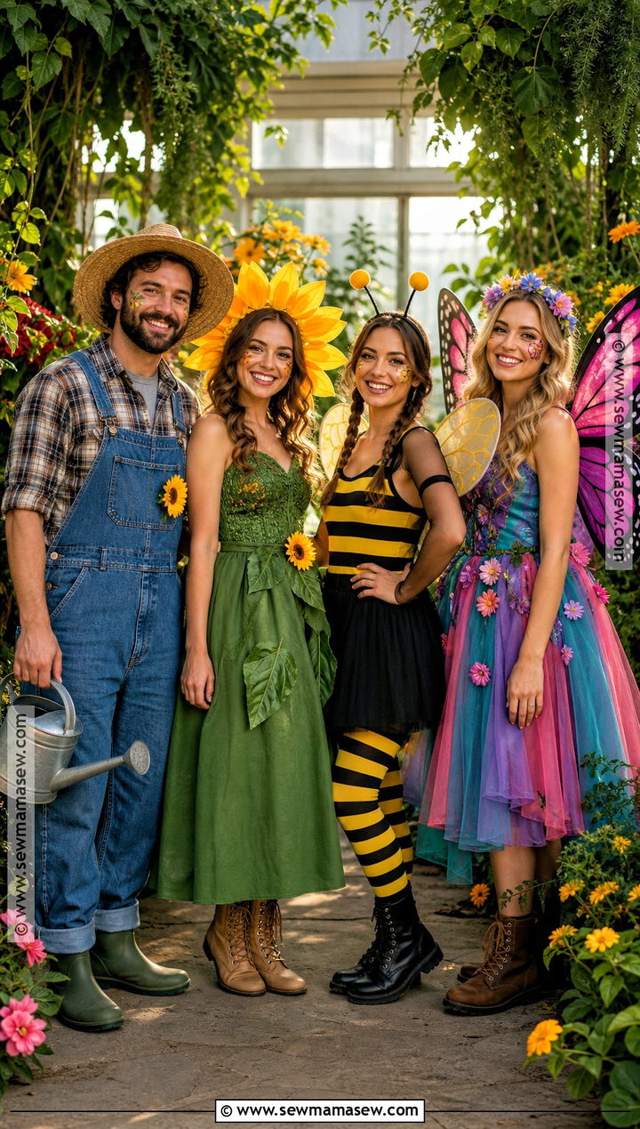 Garden Friends Group Costume - 35 Group Halloween Costumes For 4