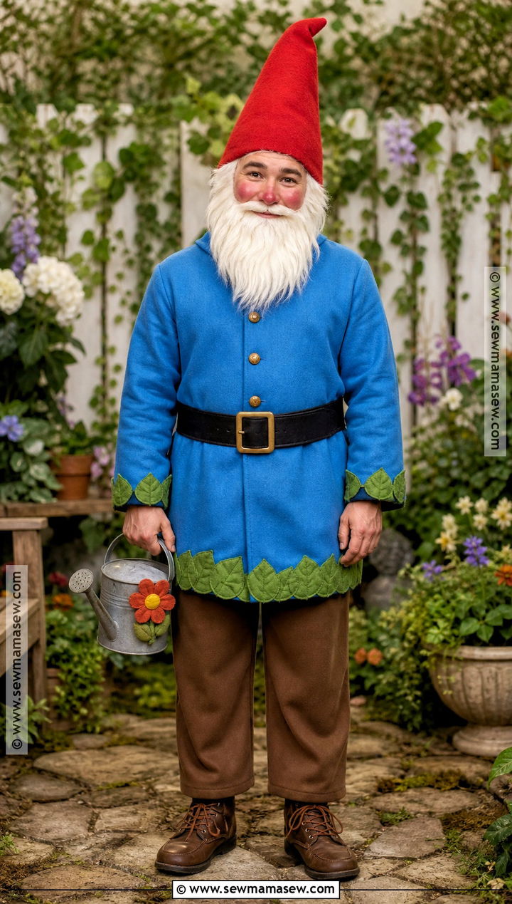 Garden Gnome Costume With Red Hat - 30 dress up costumes