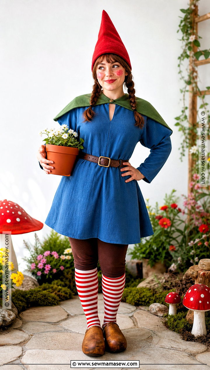 Garden Gnome Costume With Red Hat - 45 cute costumes