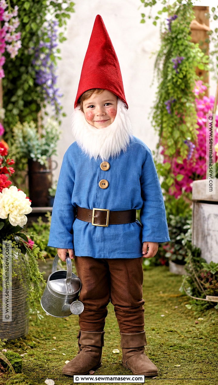 Garden Gnome Costume With Red Hat - 30 last minute costume ideas for kids