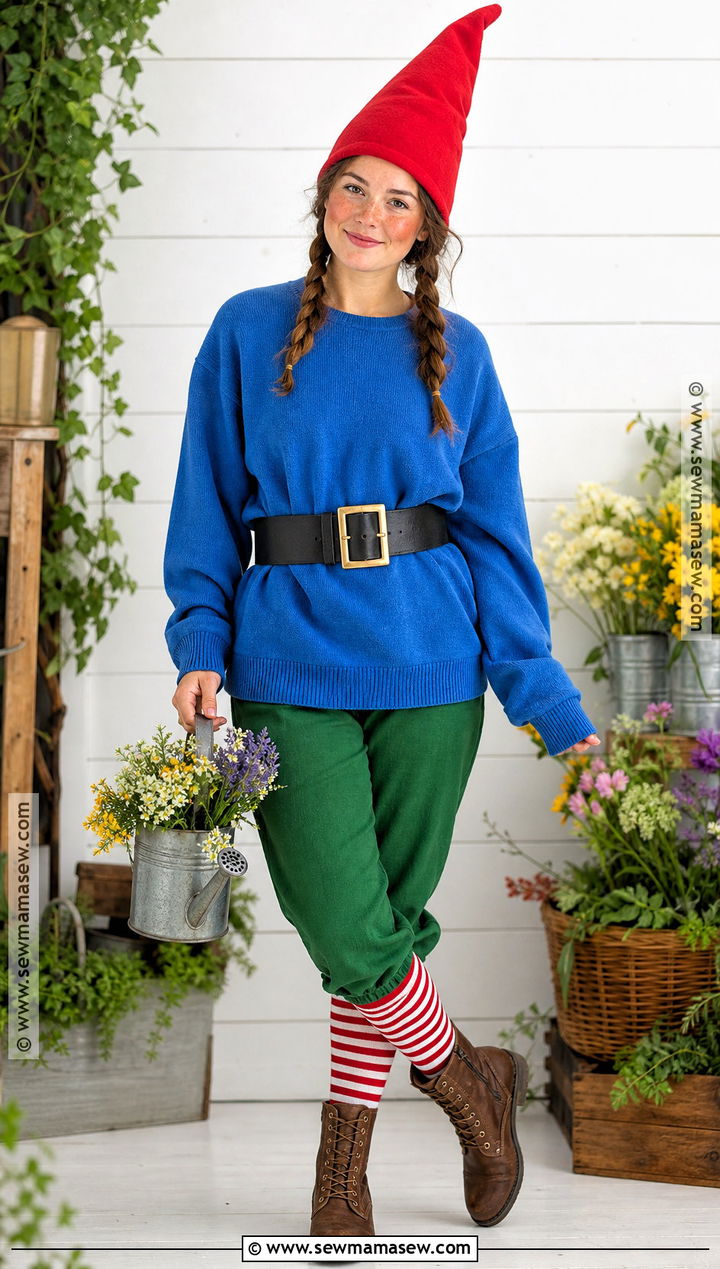 Garden Gnome Costume With Red Hat - 35 Halloween Costume Ideas for Women