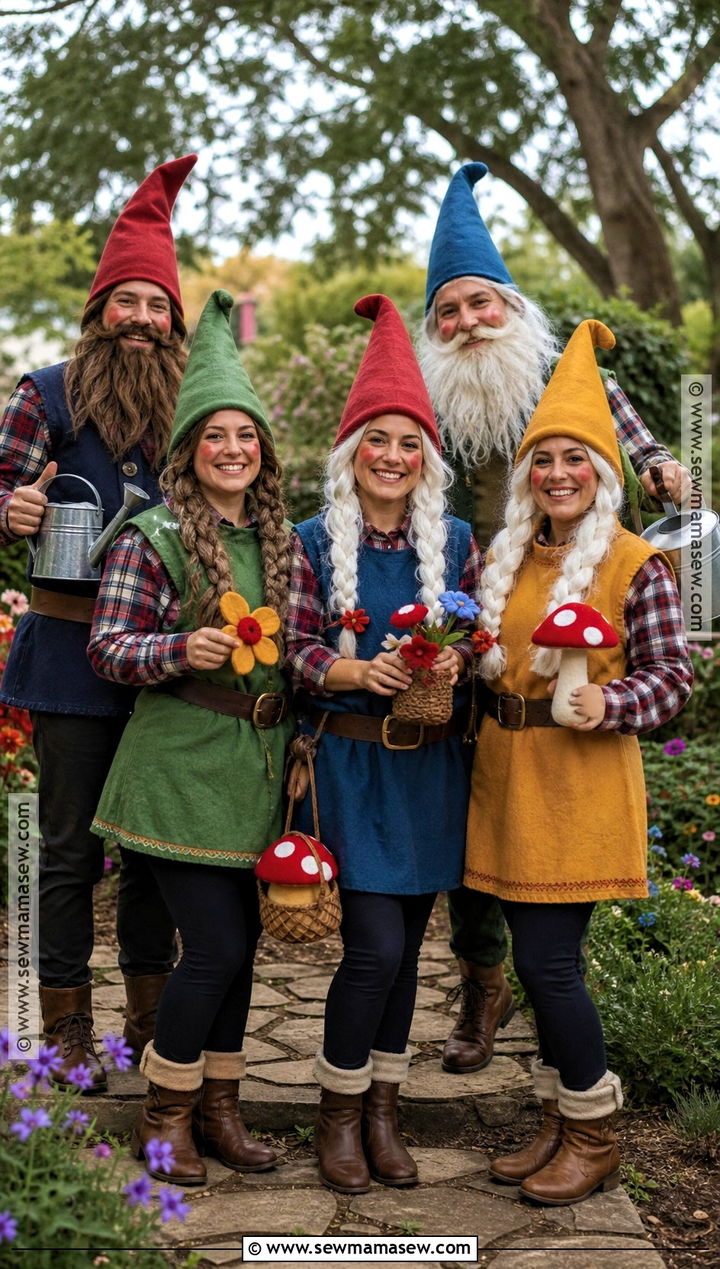Garden Gnome Friend Group Costume - 35 halloween costumes for friends