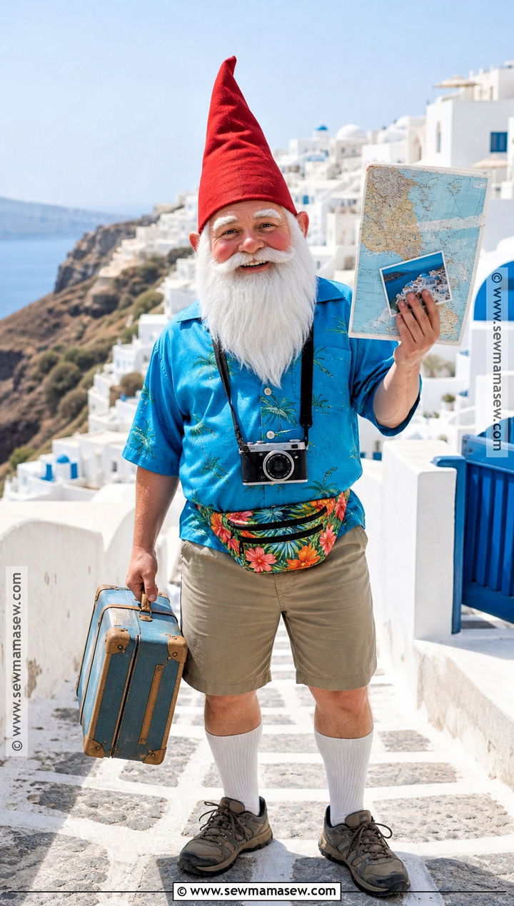 Garden Gnome On Vacation Costume - 35 funny halloween costume ideas