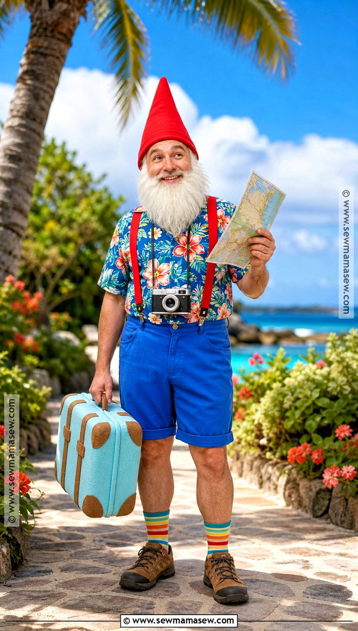 Garden Gnome On Vacation Costume - 50 niche halloween costumes