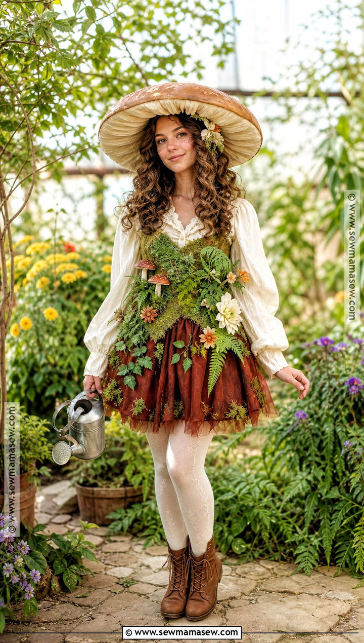 Garden Party Mushroom Costume - 40 original halloween costumes