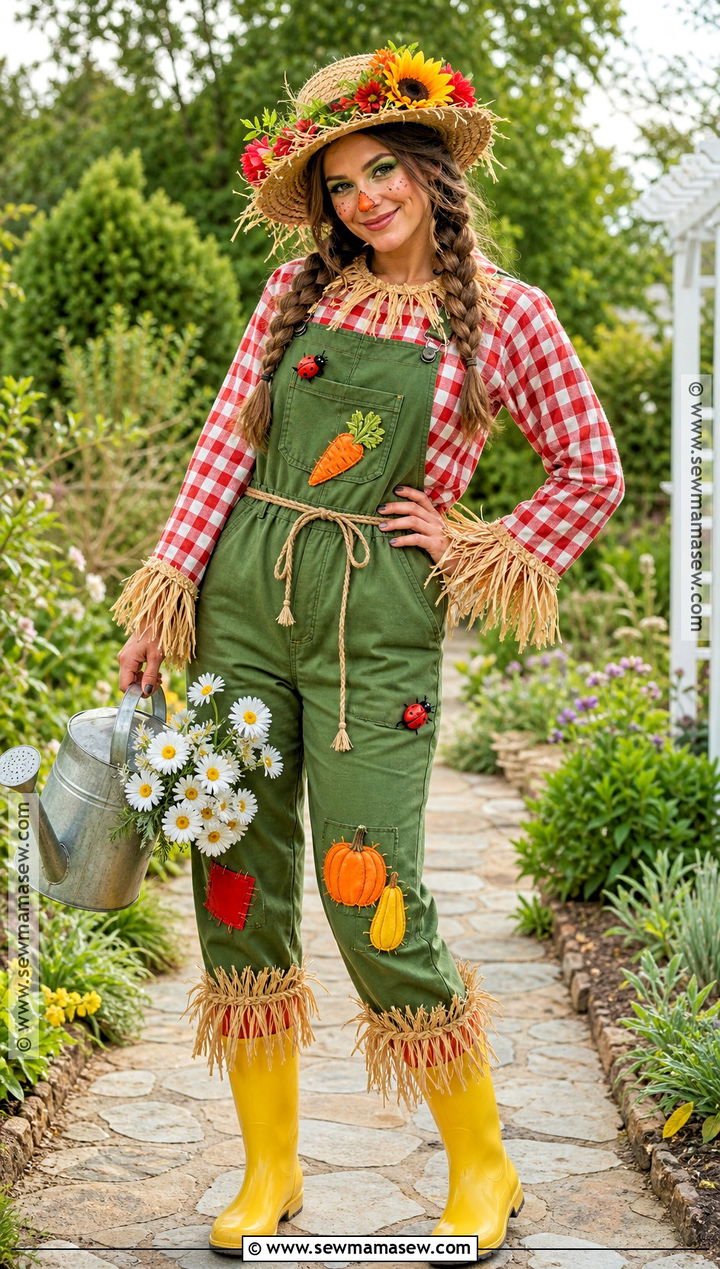 Garden Scarecrow Costume - 35 Scare Crow Halloween Costume Ideas