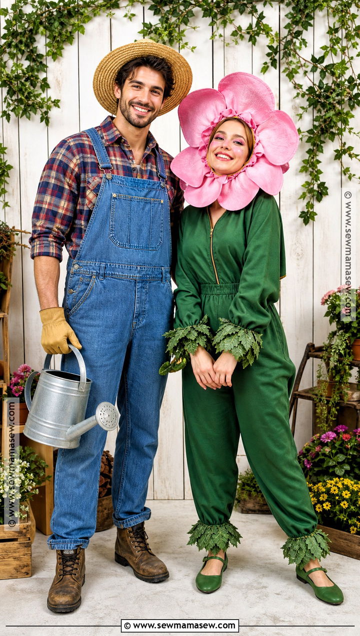 Gardener And Flower Couple Costume - 35 costume couple ideas
