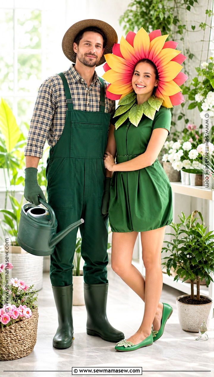 Gardener And Flower Couples Costume - 35 fun couples costumes